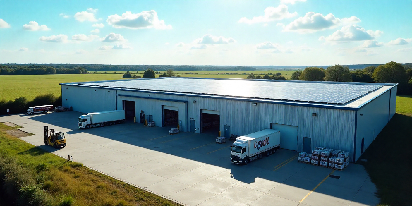 By turning unused rooftop space into a power plant, this bottling factory substantially cut energy costs and secured new contracts.