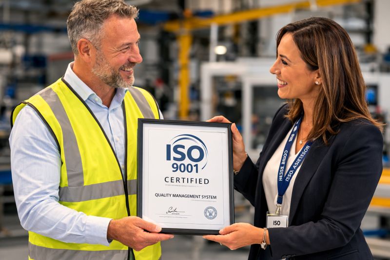 Why ISO 9001 compliance for manufacturing is fast becoming a necessity for UK factories.