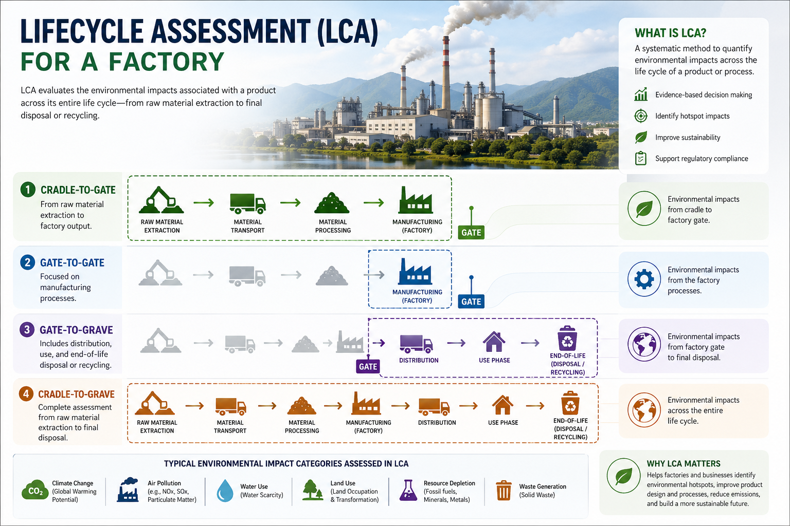 Why Product Carbon Foot Printing for manufacturing and engineering companies relies on Lifecycle Assessment