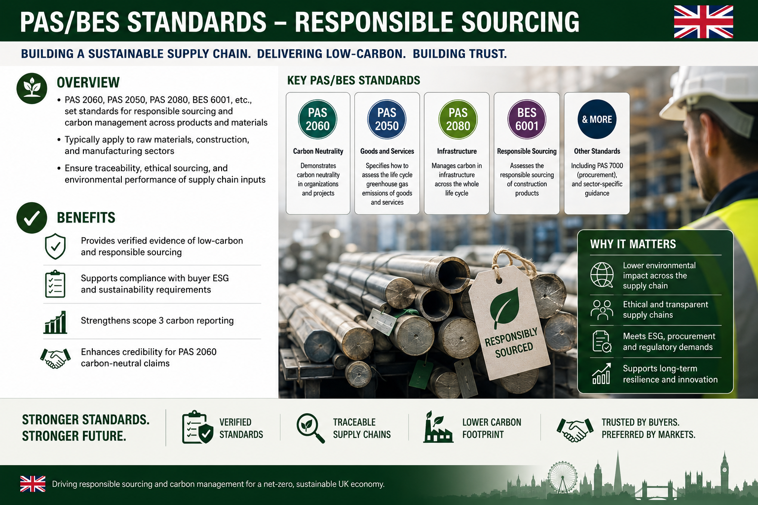 Our first episode covered ISO 20400 - Sustainable Procurement, but today we are covering PAS/BES Standards - Responsible Sourcing.