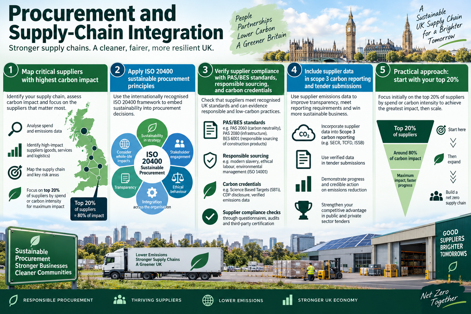 We've covered integration of accreditations with renewable energy projects - today we are covering procurement and supply chain integration.